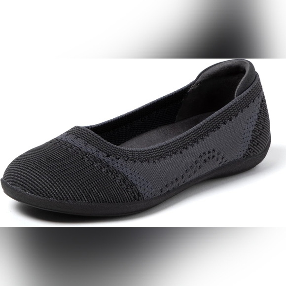 Dearfoams Women's Misty Fashion Casual Slip on - Ballet Flat with Breathability - Picture 2 of 10